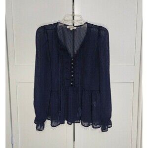 Listicle peplum top size L